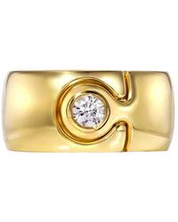 Retrouvai - Large Impetus Yellow Gold Puzzle Ring, 7 - Lyst