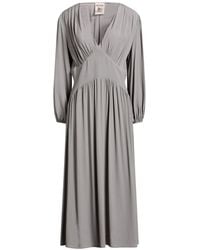 Semicouture - Midi Dress Acetate, Silk - Lyst
