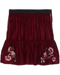 Pinko Gonna ginocchio - Rosso