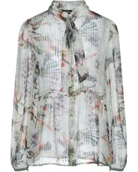 Angelo Marani - Light Shirt Silk, Polyester - Lyst
