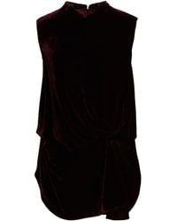 Aspesi - Burgundy Top Viscose, Silk - Lyst