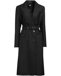 Karl Lagerfeld - Overcoat & Trench Coat - Lyst