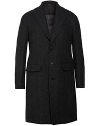 Tombolini - Charcoal Coat Wool, Polyamide - Lyst