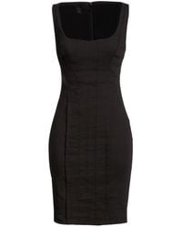 Pinko - Mini Dress Linen, Viscose, Elastane - Lyst