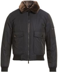 Moorer - Midnight Jacket Polyester, Cotton, Wool, Acrylic, Lycra - Lyst