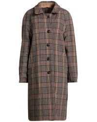 Maison Margiela - Sand Overcoat & Trench Coat Polyester, Cotton - Lyst