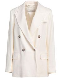 Peserico - Blazer Linen, Viscose, Elastane - Lyst