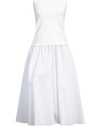 Ferragamo - Midi Dress Polyester, Cotton, Viscose, Polyamide, Elastane - Lyst