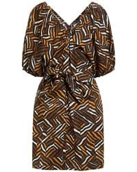Weekend by Maxmara - Mini Dress Cotton, Elastane - Lyst
