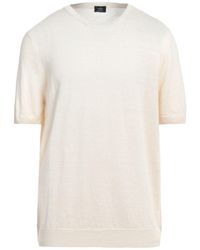 Barba Napoli - Ivory Sweater Linen, Cotton - Lyst