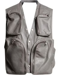 Rick Owens - Vest Lambskin - Lyst