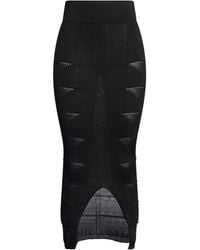 Rick Owens - Midi Skirt Virgin Wool - Lyst