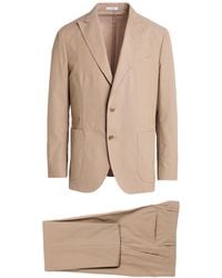 Boglioli - Sand Suit Cotton, Lyocell - Lyst