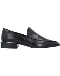 Vic Matié Leder Schnürschuh in Schwarz Damen Schuhe Flache Schuhe Schnürschuhe und Schnürstiefel 
