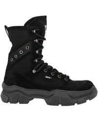 MSGM - Ankle Boots Leather, Textile Fibers - Lyst