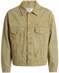 MSGM - Chaqueta Vaquera - Lyst