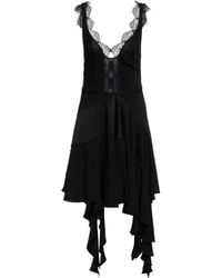 Victoria Beckham - Mini Dress Viscose, Acetate, Cotton, Polyamide - Lyst