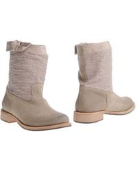 Twinset - Ankle Boots Soft Leather, Textile Fibers - Lyst