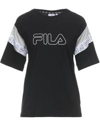 womens yellow fila t shirt