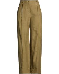 Blugirl Blumarine - Military Pants Viscose, Linen - Lyst