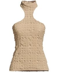 Nanushka - Sand Top Recycled Polyester, Polyamide, Elastane - Lyst