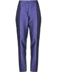 Max Mara Casual Trousers - Purple