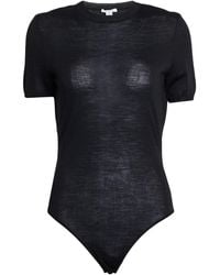 Alaïa - Bodysuit Wool, Silk, Polyamide, Elastane - Lyst