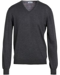 Gran Sasso - Lead Sweater Virgin Wool - Lyst