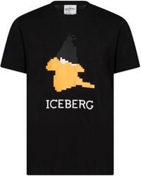 Iceberg - Looney Tunes T-Shirt Cotton, Elastane - Lyst