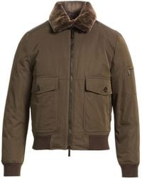 Moorer - Military Jacket Polyester, Cotton, Wool, Acrylic, Lycra - Lyst