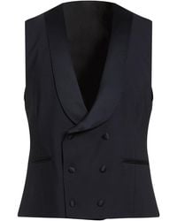 Lardini - Midnight Tailored Vest Wool, Elastane - Lyst