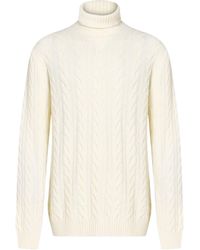 M.Q.J. - Ivory Turtleneck Wool, Polyamide - Lyst