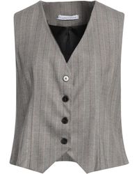 Caractere - Tailored Vest Polyester, Viscose, Elastane - Lyst