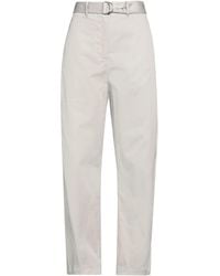 MSGM - Pants Cotton, Elastane - Lyst