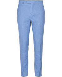 SELECTED - Light Pants Polyester, Wool, Viscose, Elastane - Lyst