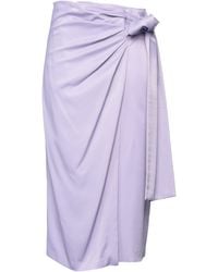 MSGM - Midi Skirt - Lyst