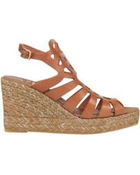 Kanna - Tan Espadrilles Leather - Lyst