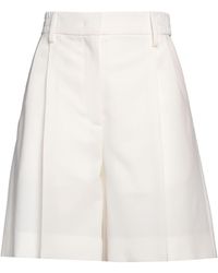 Valentino Garavani - Ivory Shorts & Bermuda Shorts Wool - Lyst