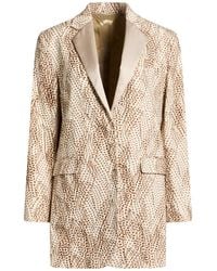 Isabel Marant - Ivory Blazer Cotton, Elastane - Lyst