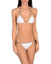 white burberry bikini
