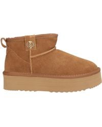 Patrizia Pepe - Camel Ankle Boots Leather - Lyst