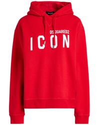 DSquared² - Icon Brick Sweatshirt Cotton, Elastane - Lyst