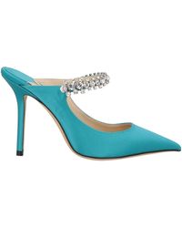 Jimmy Choo - Emerald Mules & Clogs Textile Fibers - Lyst