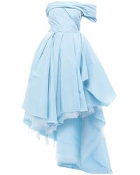 Alexander McQueen Vestito al ginocchio - Blu