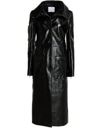 Courreges - Overcoat & Trench Coat Cotton, Polyurethane, Elastane - Lyst