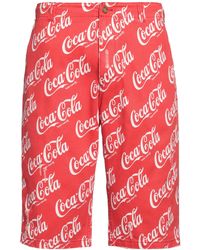 ERL - X Coca Cola Shorts & Bermuda Shorts Cotton - Lyst