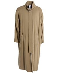 Magliano - Khaki Overcoat & Trench Coat Lyocell - Lyst