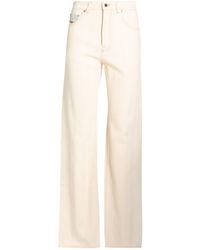 Missoni - Cream Pants Cotton, Viscose, Metal Fiber - Lyst
