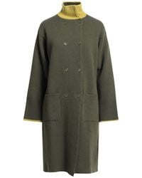 Rossopuro - Military Overcoat & Trench Coat Wool, Viscose, Polyamide, Cashmere - Lyst