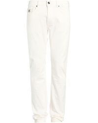Versace - Jeans Cotton, Elastane, Calfskin - Lyst